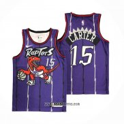 Camiseta Toronto Raptors Vince Carter #15 Classic Edition Violeta