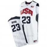 Camiseta USA 2012 Kyrie Irving #23 Blanco