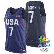 Camiseta USA 2016 Kyle Lowry #7 Azul