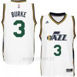 Camiseta Utah Jazz Trey Burke #3 Blanco