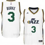 Camiseta Utah Jazz Trey Burke #3 Blanco