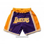 Pantalone Los Angeles Lakers Amarillo Violeta