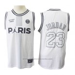 Camiseta AJ x PSG Michael Jordan #23 Blanco