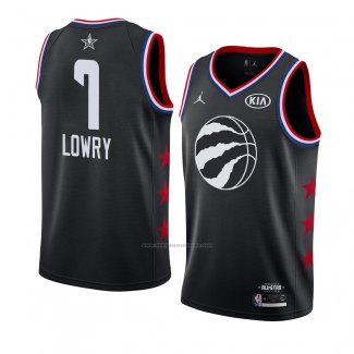 Camiseta All Star 2019 Toronto Raptors Kyle Lowry #1 Negro