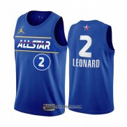 Camiseta All Star 2021 Los Angeles Clippers Kawhi Leonard #2 Azul