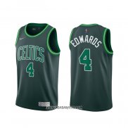 Camiseta Boston Celtics Carsen Edwards #4 Earned 2020-21 Verde