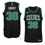 Camiseta Boston Celtics Marcus Smart Statement #36 2017-18 Negro