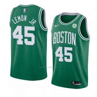 Camiseta Boston Celtics Walter Lemon Jr #45 Icon 2018 Verde