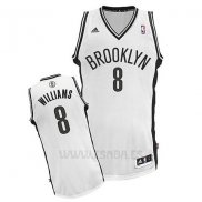 Camiseta Brooklyn Nets Deron Williams #8 Blanco