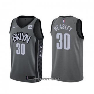 Camiseta Brooklyn Nets Michael Beasley #30 Statement 2020 Gris