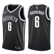 Camiseta Brooklyn Nets Sean Kilpatrick #6 Icon 2017-18 Negro