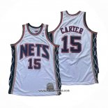 Camiseta Brooklyn Nets Vince Carter #15 Mitchell & Ness 2006-07 Blanco