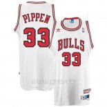 Camiseta Chicago Bulls Scottie Pippen #33 Retro Blanco
