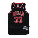 Camiseta Chicago Bulls Scottie Pippen #33 Retro Negro