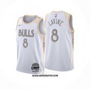 Camiseta Chicago Bulls Zach LaVine #8 Ciudad 2024-25 Blanco