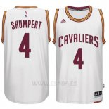 Camiseta Cleveland Cavaliers Iman Shumpert #4 2015 Blanco