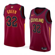 Camiseta Cleveland Cavaliers Jeff Green Finals Bound Icon #32 2017-18 Rojo
