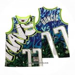 Camiseta Dallas Mavericks Luka Doncic #77 Mitchell & Ness Azul