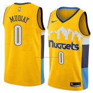 Camiseta Denver Nuggets Emmanuel Mudiay #0 Statement 2018 Amarillo