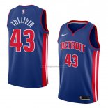 Camiseta Detroit Pistons Anthony Tolliver #43 Icon 2018 Azul