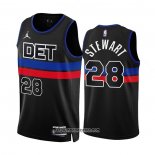 Camiseta Detroit Pistons Isaiah Stewart #28 Statement 2022-23 Negro