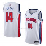 Camiseta Detroit Pistons Ish Smith #14 Association 2018 Blanco