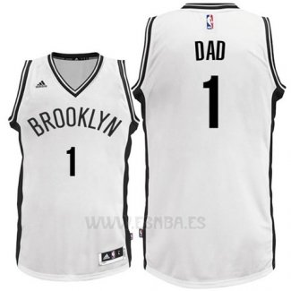 Camiseta Dia del Padre Brooklyn Nets DAD #1 Blanco