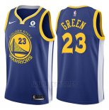 Camiseta Golden State Warriors Draymond Green #23 2017-18 Azul