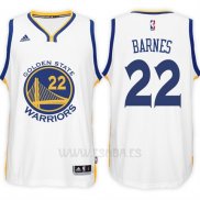 Camiseta Golden State Warriors Harrison Barnes #22 Blanco