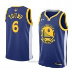 Camiseta Golden State Warriors Nick Young Finals Bound Icon #6 2017-18 Azul