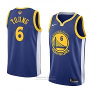 Camiseta Golden State Warriors Nick Young Finals Bound Icon #6 2017-18 Azul