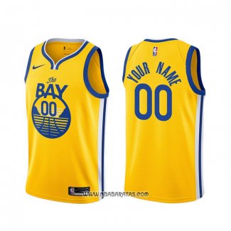 Camiseta Golden State Warriors Personalizada Statement 2019-20 Oro