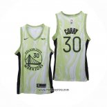 Camiseta Golden State Warriors Stephen Curry #30 Fashion Royalty Verde
