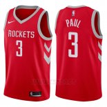 Camiseta Houston Rockets Chris Paul #3 2017-18 Rojo