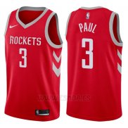 Camiseta Houston Rockets Chris Paul #3 2017-18 Rojo