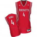 Camiseta Houston Rockets Luis Scola #4 Rojo