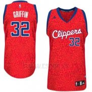 Camiseta Leopard Light Loco Los Angeles Clippers Blake Griffin #32 Rojo