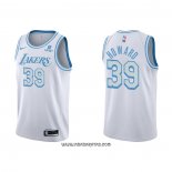 Camiseta Los Angeles Lakers Dwight Howard #39 Ciudad 2021-22 Blanco