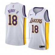 Camiseta Los Angeles Lakers Joel Berry Ii #18 Association 2017-18 Blanco