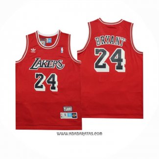 Camiseta Los Angeles Lakers Kobe Bryant #24 Retro Rojo