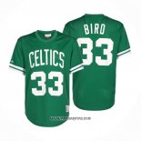 Camiseta Manga Corta Boston Celtics Larry Bird #33 Verde