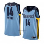 Camiseta Memphis Grizzlies Doral Moore #14 Statement 2018 Azul