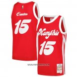 Camiseta Memphis Grizzlies Vince Carter #15 Mitchell & Ness 2015-16 Rojo