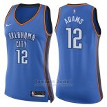 Camiseta Mujer Oklahoma City Thunder Steven Adams Icon #12 2017-18 Azul