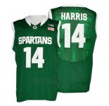 Camiseta NCAA Michigan State Spartans Gary Harris #14 Verde