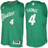 Camiseta Navidad 2016 Boston Celtics Isaiah Thomas #4 Veder