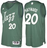 Camiseta Navidad 2016 Utah Jazz Gordon Hayward #20 Veder