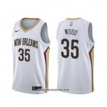 Camiseta New Orleans Pelicans Christian Wood #35 Association Blanco