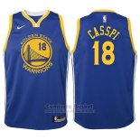 Camiseta Nino Golden State Warriors Omri Casspi Icon #18 2017-18 Azul