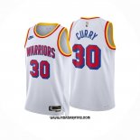 Camiseta Ni#Golden State Warriors Stephen Curry #30 Classic 2024-25 Blanco